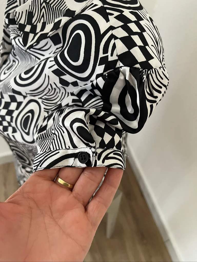 Satin touch blouse – photo 4